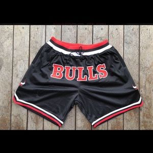 Just Don Chicago Bulls Basketball shorts